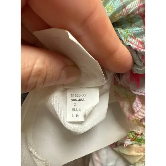 Y2K SNO SKINS Textured Crinkle Abstract Flare Hem A-line Midi Skirt Size Large - Picture 8 of 8